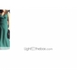 Trumpet/Mermaid V-neck Floor-length Chiffon Mother of the Bride Dress With A Wrap 