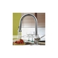 Contemporary Solid Brass Pull Down Kitchen Faucet (Chrome Finish)