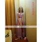 A-line Scoop Floor-length Satin Flower Girl Dress