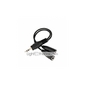 15CM 3.5mm Plug to 3.5mm Double Jacks