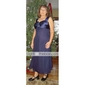 A-line Straps Tea-length Chiffon Stretch Satin Mother of the Bride Dress With A Wrap