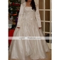 Ball Gown Strapless Floor-length Wedding Dress With Satin Wrap