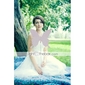 Empire Halter Knee-length Tulle Wedding Dress