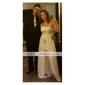 Sheath/ Column Strapless Floor-length Chiffon Evening Dress