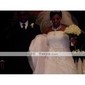 A-line Strapless Court Train Organza Wedding Dress 
