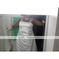 Princess A-line Floor-length Satin with Bow Wedding Dress