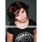 Capless Chin Length High Quality Synthetic Nature Look Dark Brown Curly Hair Wig