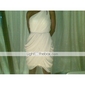 Sheath/Column One Shoulder Knee-length Chiffon Over Mading Bridesmaid/Wedding Party Dress 