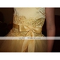 Ball Gown Spaghetti Straps Floor-length Satin Tulle Flower Girl Dress
