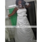 Princess A-line Floor-length Satin with Bow Wedding Dress