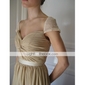 Chiffon A-line Floor-length Evening Dress