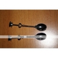 Silver Teacups Spoon Set Wedding Favor