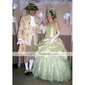 Ball Gown Strapless Floor-length Taffeta Prom Dress