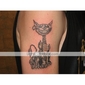 kits de tatuaje profesional con 4 tatuaje de calavera máquina de poder armas lcd
