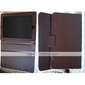Estuche de Cuero PU para Transportar + Soporte Para Ver Películas para el Apple iPad (Marrón)