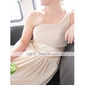 Sheath/ Column One Shoulder Floor-length Chiffon/ Mading Bridesmaid/ Wedding Party Dress