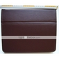Estuche de Cuero PU para Transportar + Soporte Para Ver Películas para el Apple iPad (Marrón)