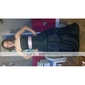 A-line Strapless Floor-length Taffeta Bridesmaid/ Wedding Party Dress With Pick-Ups Skirt