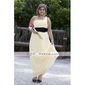 Sheath/Column One Shoulder Floor-length Chiffon/Mading Bridesmaid/Wedding Party Dress 