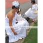 Empire One Shoulder Floor-length Chiffon Over Mading Bridesmaid Dress  
