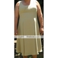 A-line Straps Knee-length Chiffon Bridesmaid/ Wedding Party Dress