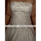 Ball Gown Strapless Floor-length Wedding Dress With Satin Wrap