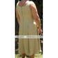 A-line Straps Knee-length Chiffon Bridesmaid/ Wedding Party Dress