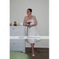 A-line 3/4-length Sleeve Knee-length Satin organza Wedding Dress