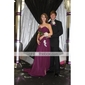 Sheath/ Column Sweetheart Sweep/ Brush Train Chiffon Evening/ Prom Dress