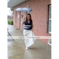 Trumpet/Mermaid Halter Floor-length Satin Bridesmaid/Wedding Party Dress