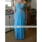 Sheath/Column Sweetheart Floor-length Chiffon Evening Dress