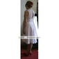 A-line High Neck Knee-length Chiffon Bridesmaid/Wedding Party Dress 