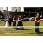 Empire One Shoulder Floor-length Chiffon Over Mading Bridesmaid Dress  