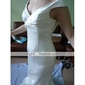 Trumpet/ Mermaid Off-the-shoulder Floor-length Satin Wedding Dress