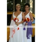 Chiffon Sheath/ Column with Watteau Train and Beading Wedding Dresses