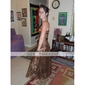 A-line Strapless Sleeveless Tea-length Lace Over Stretch Satin Bridesmaid Dress 
