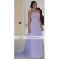 Sheath/Column Sweep/Brush Train Chiffon Evening Dress inspired by Fergie at Golden Globe 