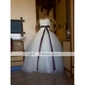 Satin Tulle Ball Gown Sweetheart Chapel Train Wedding Dress inspired by Kate Huds in Bride Wars