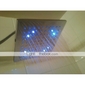 8 tommer messing brusehoved med farve skiftende LED lys