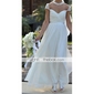 Chiffon A-line Floor-length Evening Dress