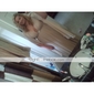 A-line V-neck Floor-length Chiffon Over Elastic Satin Bridesmaid/ Wedding Party Dress