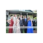 Organza A-line Floor-length Evening Dress inspired by Maria Grazia Cucinotta at Venice Film Festival