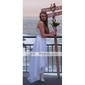 A-line Strapless Asymetrical Tulle Over Satin Wedding Dress
