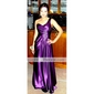 Charmeuse Sheath/ Column One Shoulder Sweep Train Evening Dress inspired by Jane Krakowski at Golden Globe
