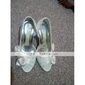 Top Quality Lace/ Satin Upper Stiletto Heel Peep Toe With Bowknot Wedding Shoes/ Bridal Shoes