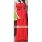 Sheath/Column Strapless Sweep/Brush Train Chiffon Evening Dress inspired by Julia Louis-Dreyfus at Emmy Award 
