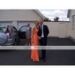 Sheath/Column One Shoulder Floor-length Chiffon Bridesmaid Dress