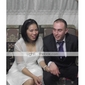 A-line 3/4-length Sleeve Knee-length Satin organza Wedding Dress