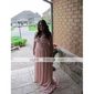 Sheath/Column Sweep/Brush Train Chiffon Evening Dress inspired by Fergie at Golden Globe 