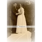 Sheath/ Column One Shoulder Court Train Chiffon Over Satin Wedding Dress with 3D Flowers